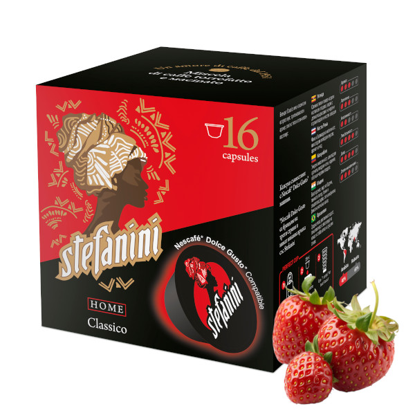 Stefanini Strawberry Coffee ( Ягода ), капсули за Долче Густо x16